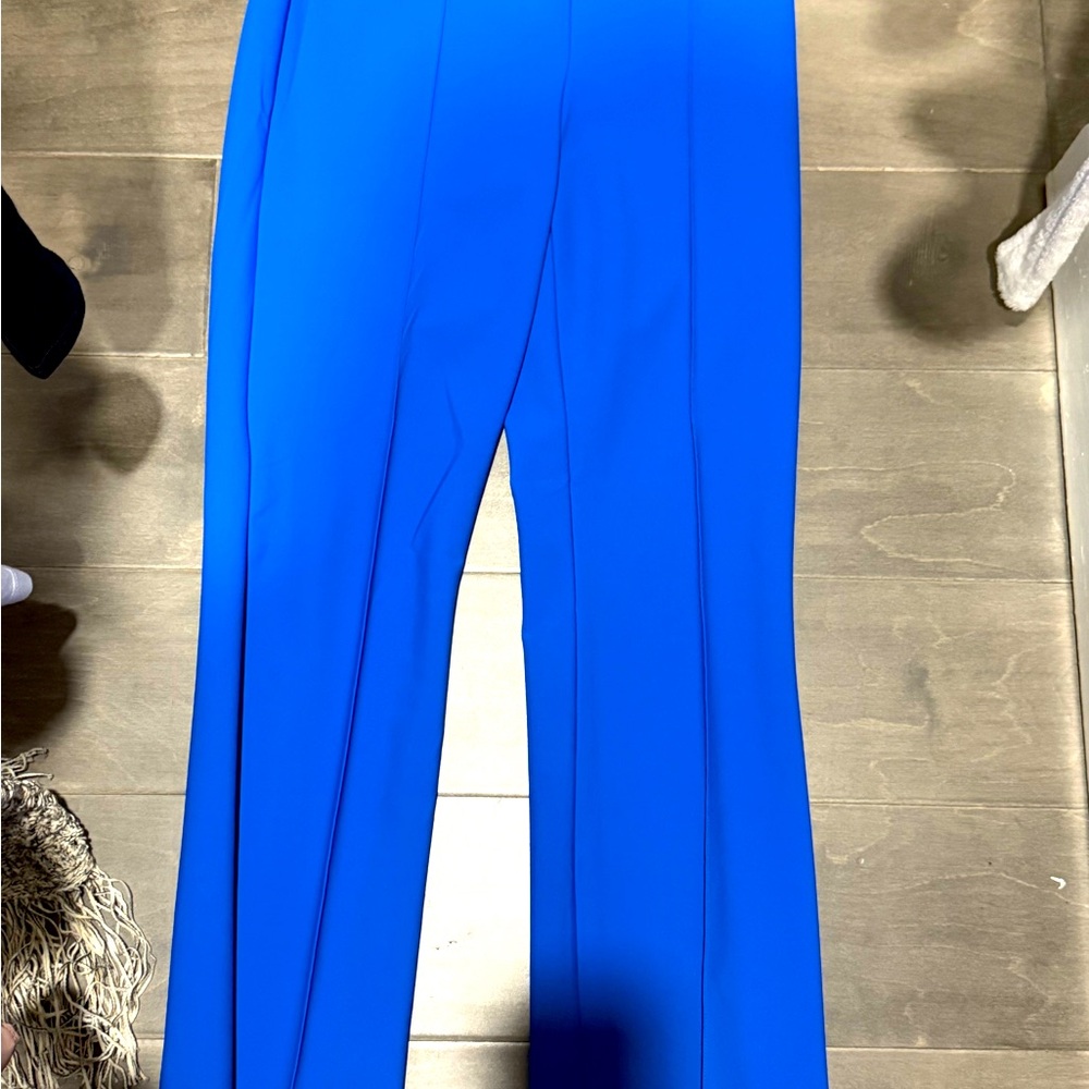 Never worn blue size 6, Cristian Siriano pants
